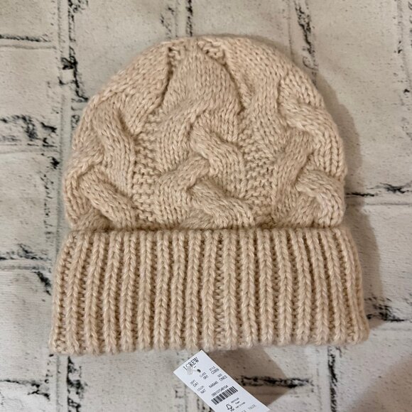J. Crew Cable-Knit Beanie - Picture 2 of 5